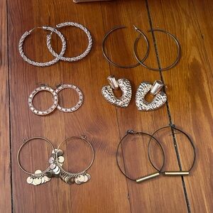 6 sets of adult earrings